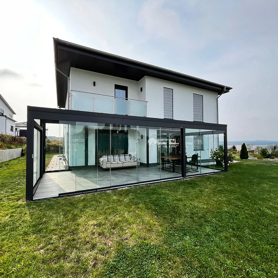 Modernes Gartenzimmer Kaltwintergarten Aluminium Bergisch Gladbach